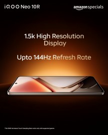 IQO NEO 10R has 6.78 ”144Hz AMOLED display