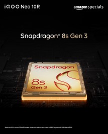 Snapdragon 8s Gen 3 LPDDR5X up to 12GB and 256GB UFS 4.1