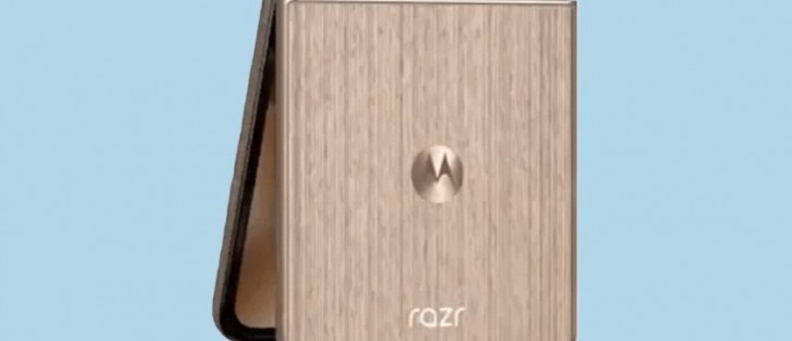 Motorola Razr 60 Ultra's wooden model surfaces