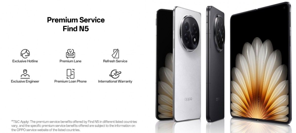 Oppo launched premium service support to find N5 devices