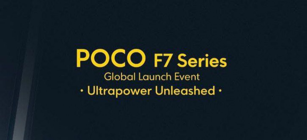 Poco F7 series launch event leaks