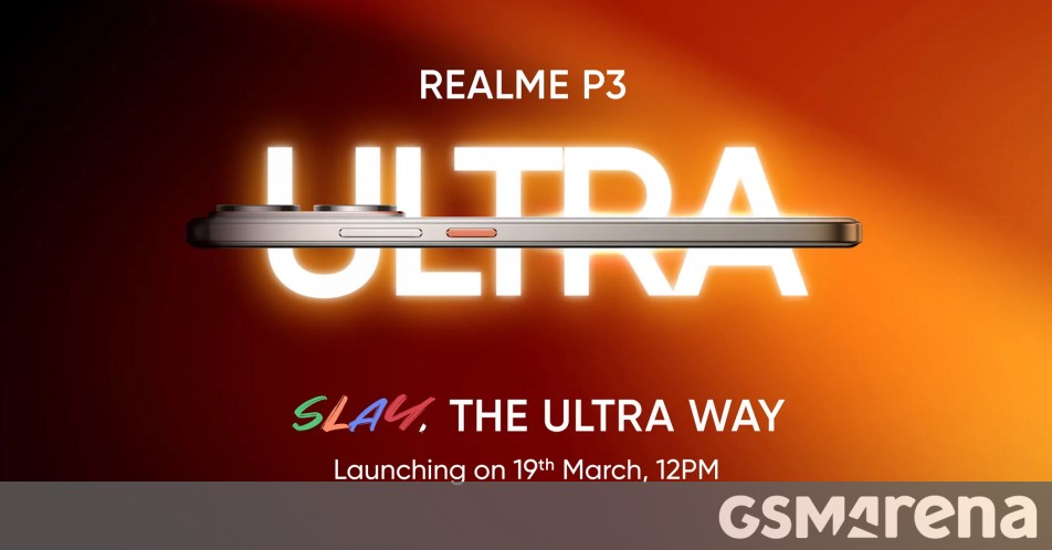 Realme P3 5G and P3 Ultra launch date confirmed