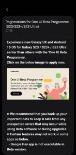 Samsung Galaxy S23, S23+ and S23 Ultra receiving an UI 7 beta update (in selected regions)