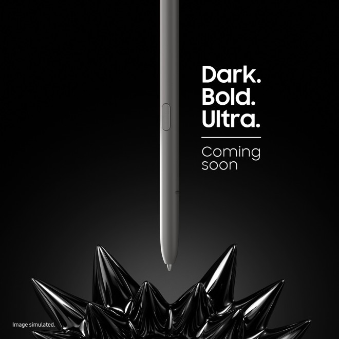The now-deleted teaser image for the would-be new color for the Galaxy S25 Ultra