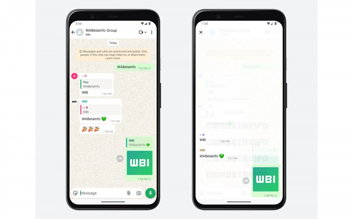 Illustration of‍ WhatsApp's‍ threaded reply⁢ feature