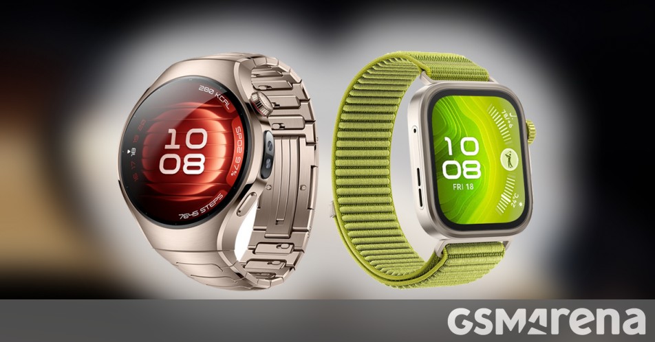Huawei Watch 5 leaked renders reveal new sensor, Fit 4 appears too