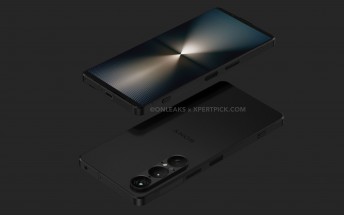 Sony Xperia 1 VII CAD renders surface