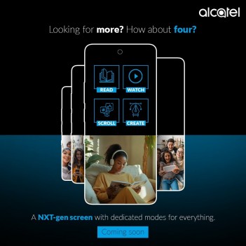 Some Alcatel features that look suspiciously similar to TCL's NxtPaper technology