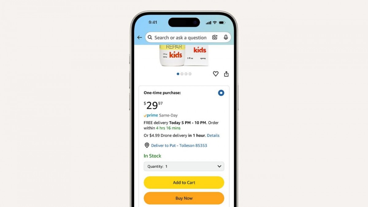 Amazon now delivers iPhones and Galaxy smartphones with drones