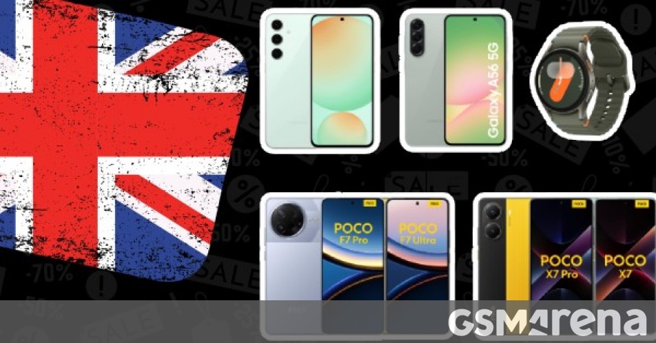 Deals: Galaxy S24 FE and A56 get a free watch, Poco X7 and F7 prices fall