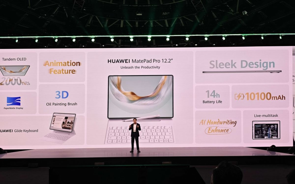 Huawei brings MatePad Pro 12.2” with PaperMatte display, Freebuds 6 go global