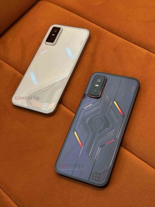 Infinix GT 30 Pro in Blade White and Dark Flare