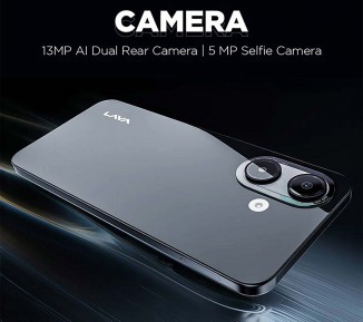 Lava Bold N1 with a 5,000mAh/10W battery and 13MP/5MP cameras