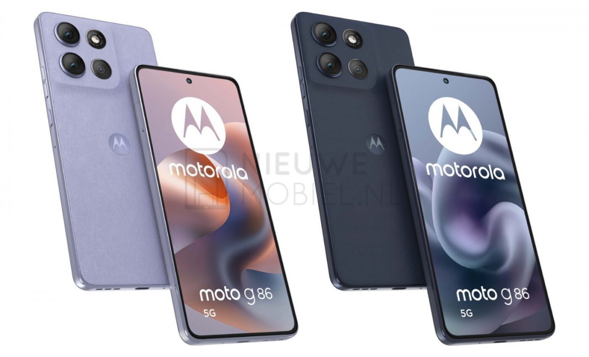 Moto G86 leaked renders