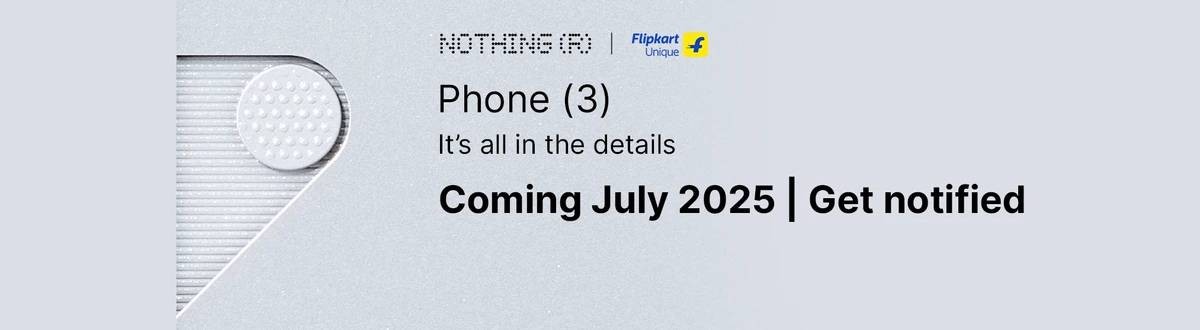 The Nothing Phone (3) will be sold in India through Flipkart