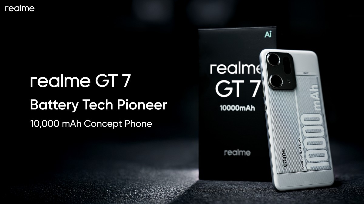 Realme shows off prototype phone with 10,000mAh battery and 320W charging