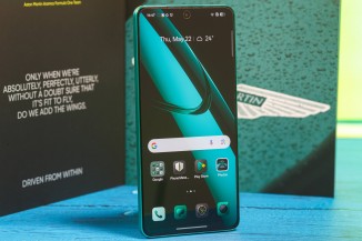 The phone even has an Aston Martin UI theme