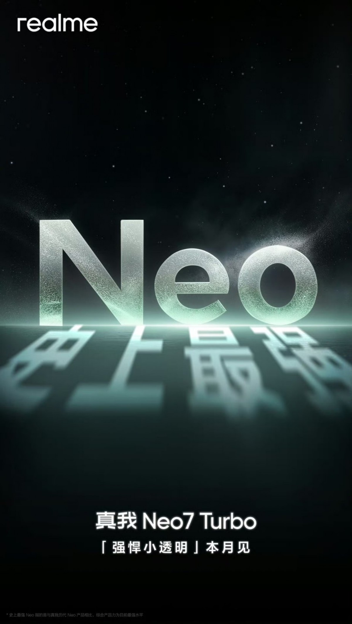Realme Neo7 Turbo is coming soon