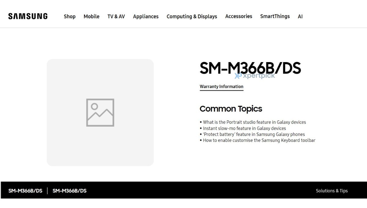 The Galaxy M36 gets listed on Samsung's official website, launch is imminent