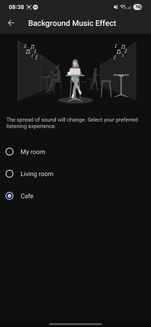 Sony app screenshots - Sony WH-1000XM6 hands-on review
