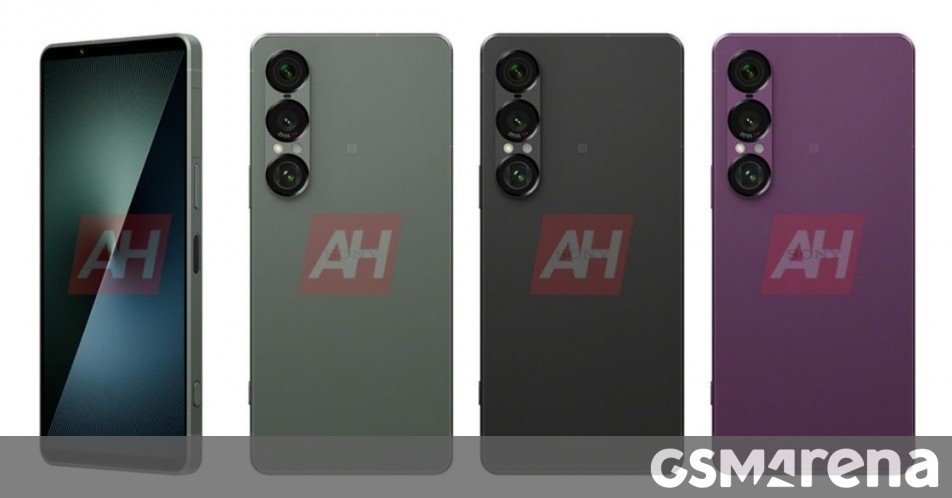 Sony Xperia 1 VII leaked renders show all three colors