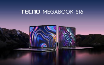 Tecno Megabook S16 laptop announced with AI smarts, 16-inch screen