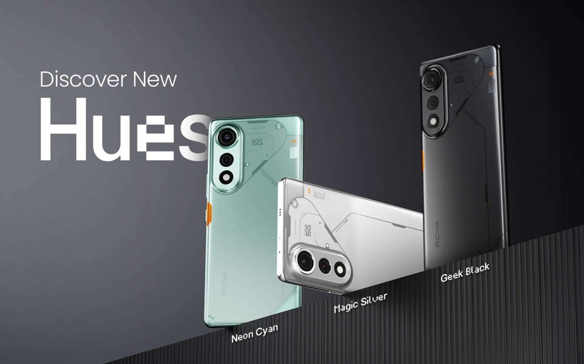 Tecno Pova Curve 5G is official - 7.5mm slim, 5,500mAh battery, Ai for days