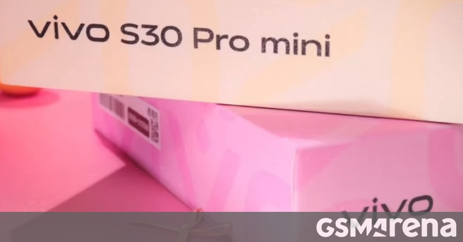 vivo posts official unboxing video for the upcoming S30 Pro mini