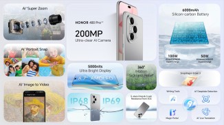 Características clave: Honor 400 Pro