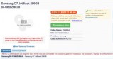 Listings from an Italian retailer