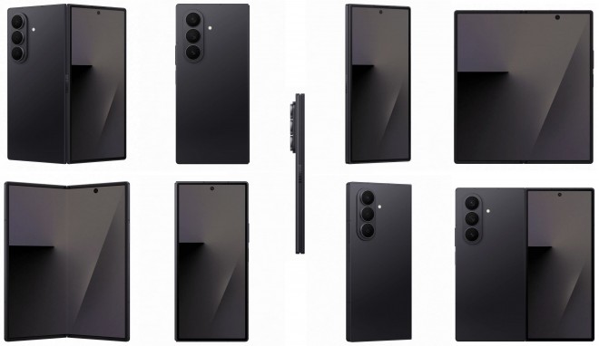 Galaxy Z Fold7 in Jet Black