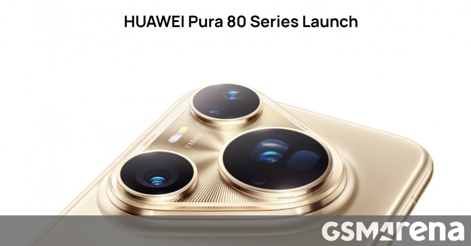 Huawei Pura 80 series' global launch date revealed