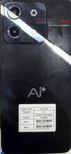 Aquí está nuestro primer vistazo al teléfono inteligente AI+ Nova 2 5G de Nxtquantum