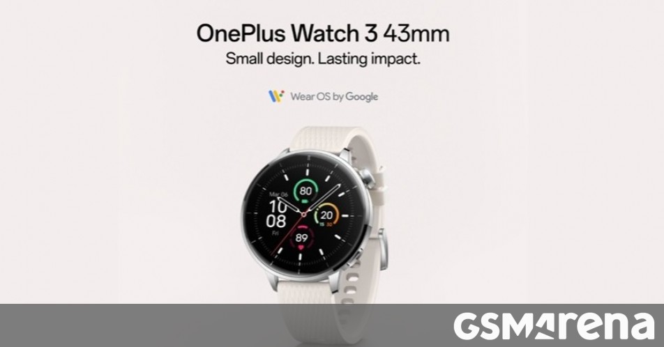 OnePlus Watch 3 43mm model’s features and color options revealed ahead of July 8 launch