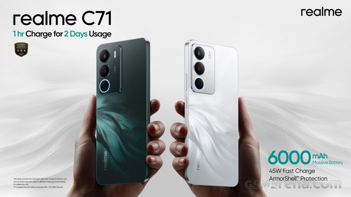 Realme launches a different C71 model in Europe