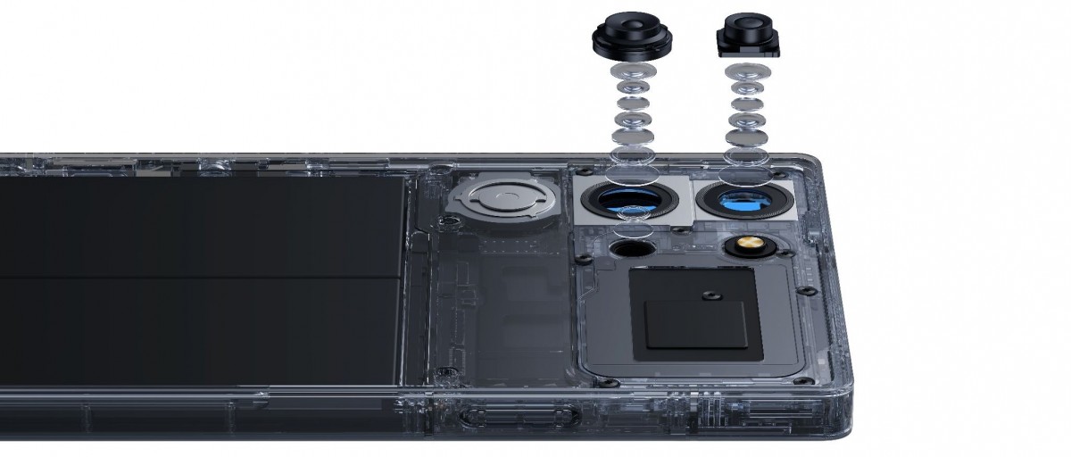The RedMagic 10S Pro has a 50+50+2MP rear camera and 16MP under display front camera