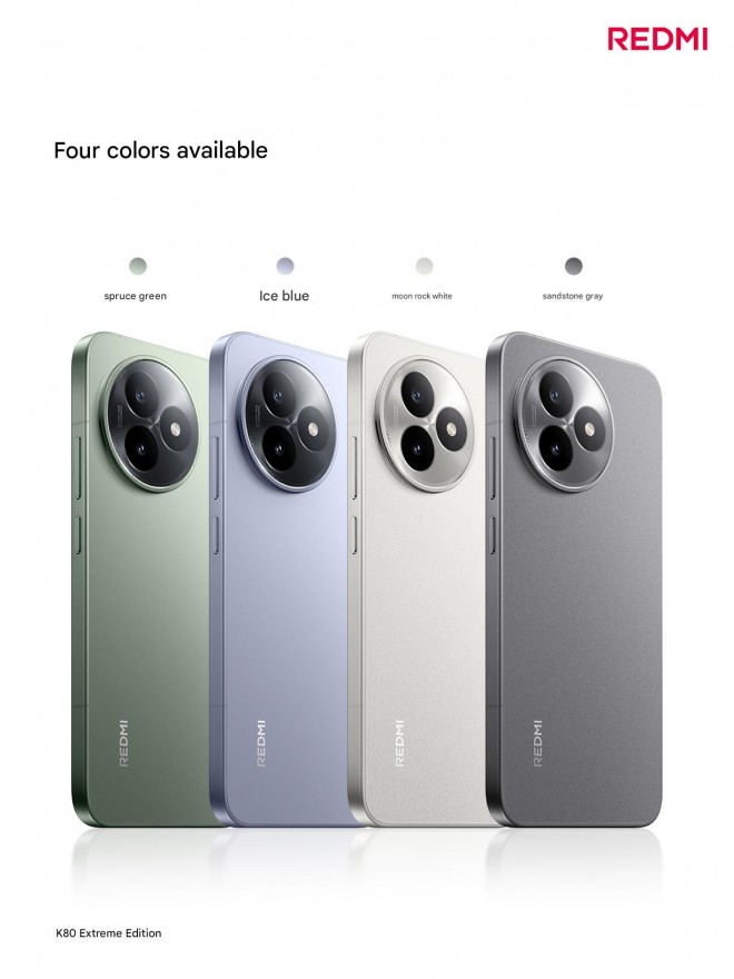 Redmi K80 Ultra color options