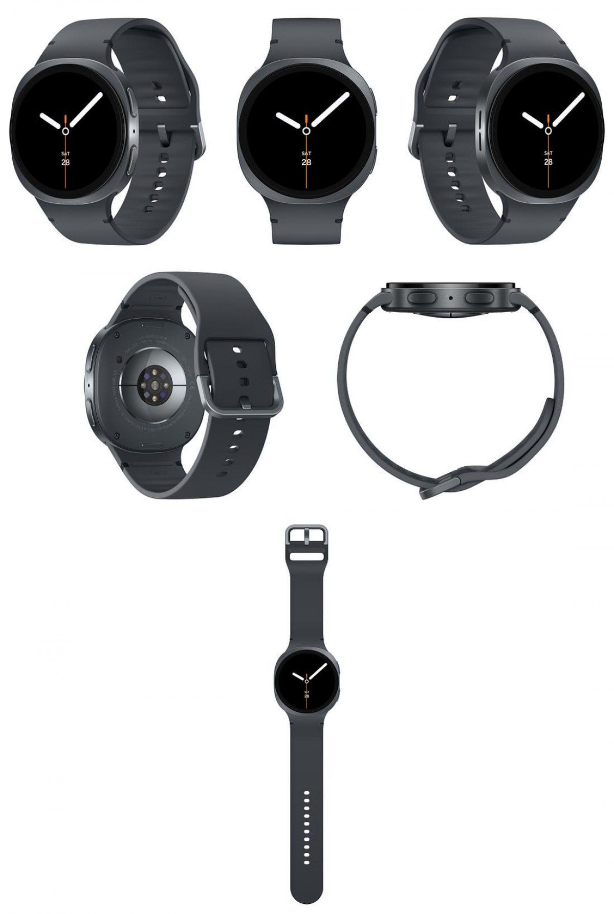 Check out these detailed renders of the Galaxy Watch8 series