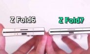 Video shows Galaxy Z Fold7 dummy side-by-side with the Z Fold6