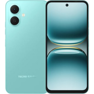 Tecno Spark Go 2 in Veil White and Turquoise Green