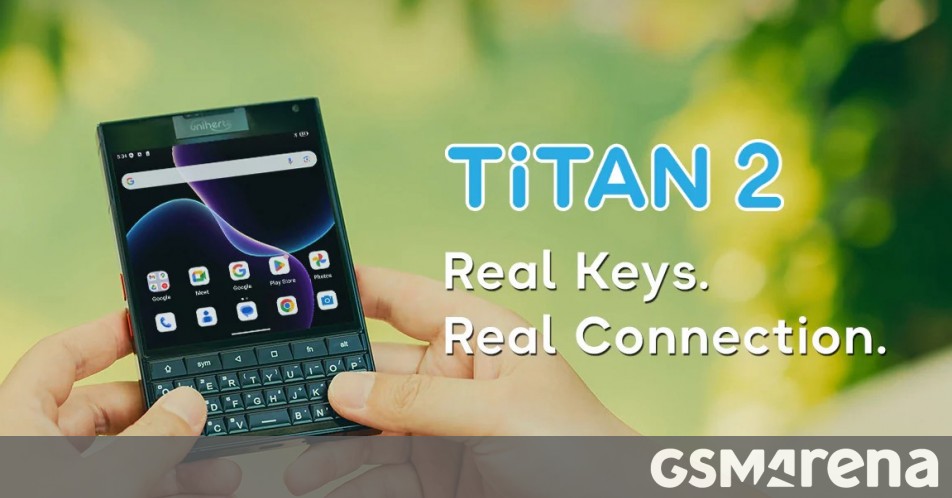 The Unihertz Titan 2 brings back the QWERTY keyboard, pairs it with a square 4.5″ display