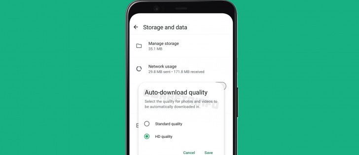 WhatsApp auto-download media feature