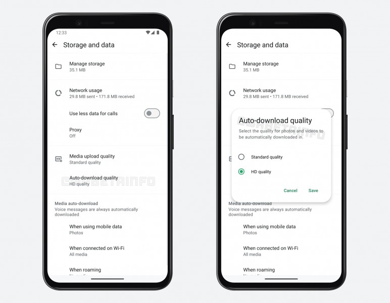 WhatsApp's auto-download quality feature is now available for beta testers