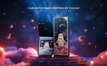Caviar's Samsung Galaxy Z Fold7 and Flip7 Cabubu Edition is inspired by Labubu, features 24k gold