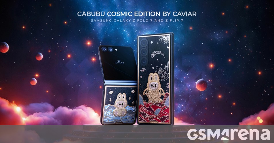 Caviar’s Samsung Galaxy Z Fold7 and Flip7 Cabubu Edition is inspired by Labubu, features 24k gold