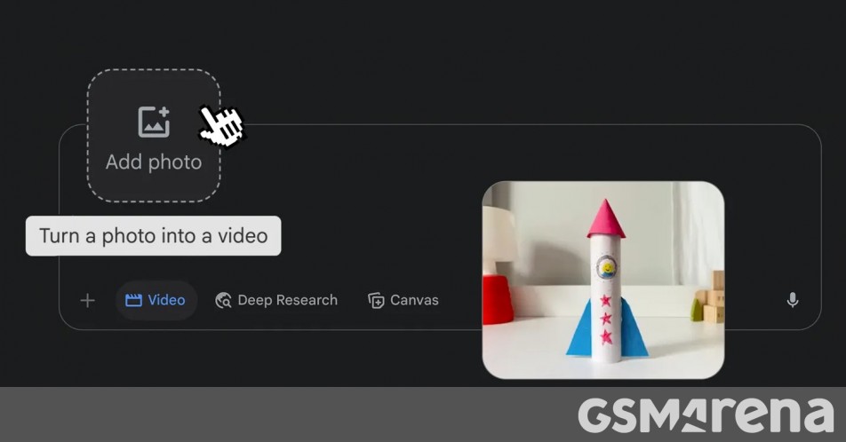 Gemini can now turn images into videos