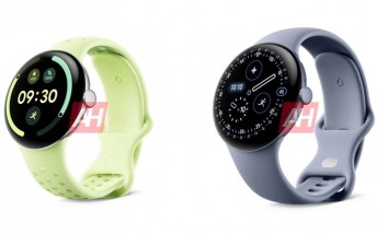 Leaked official renders show the Google Pixel Watch 4 in different colors