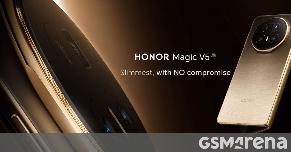 Honor Magic V5 is official - even slimmer body, bigger battery and better camera