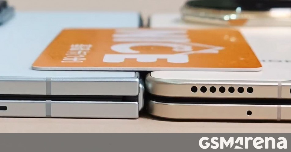 Samsung Galaxy Z Fold7 is actually thinner than the Honor Magic V5