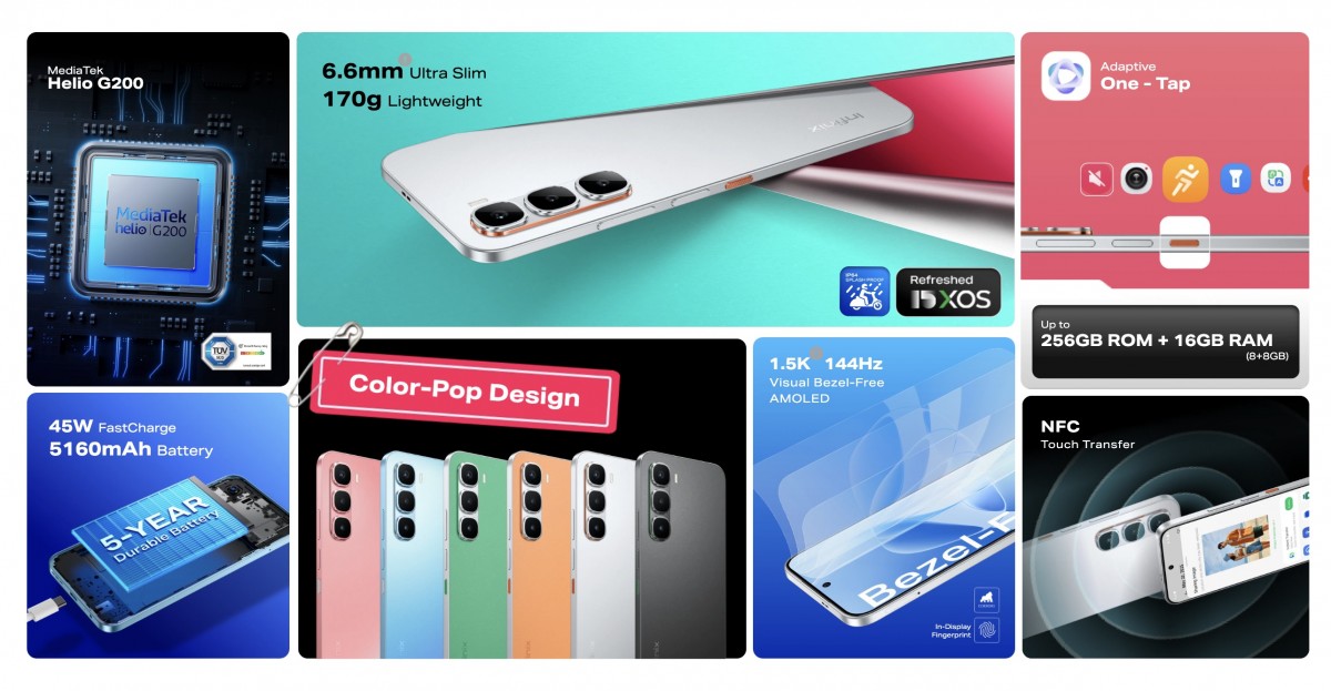 Infinix Hot 60 Pro and Pro+ unveiled with slim designs and 5,160mAh batteries 
